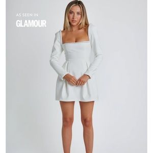 Odd Muse White Pearl Dress